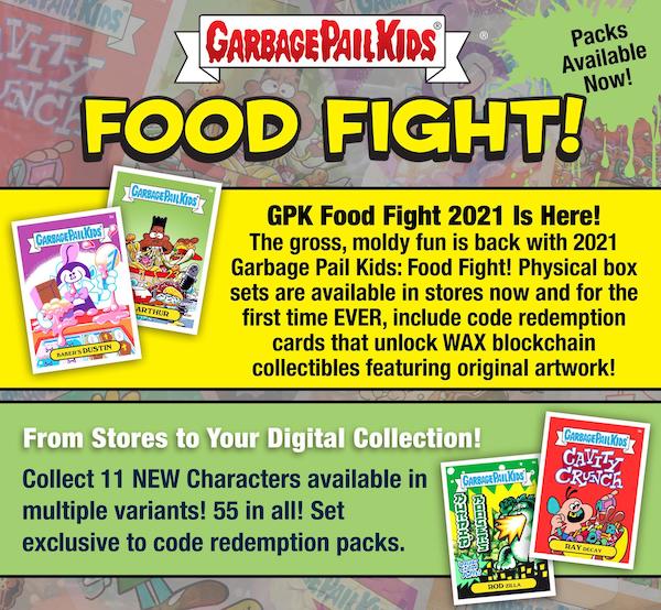 2021 Garbage Pail Kids Food Fight Mini Frig Tin