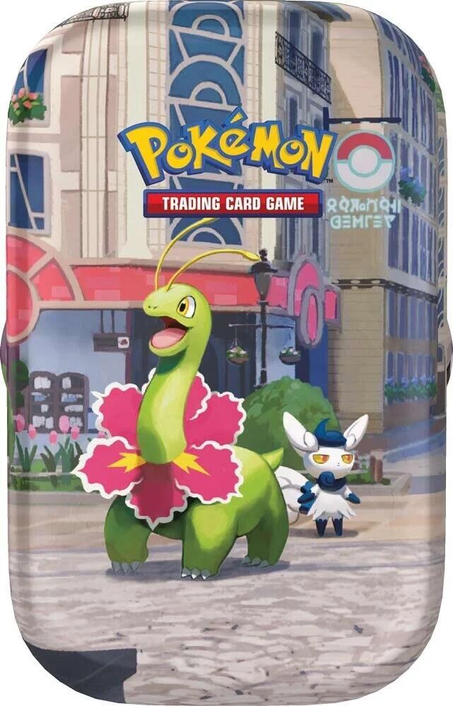 Meganium & Meowstic Lumiose City Mini Tin