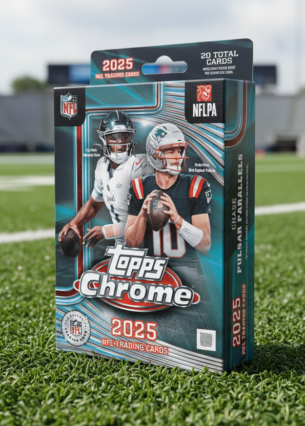 2025 Topps Chrome Football Hanger Box