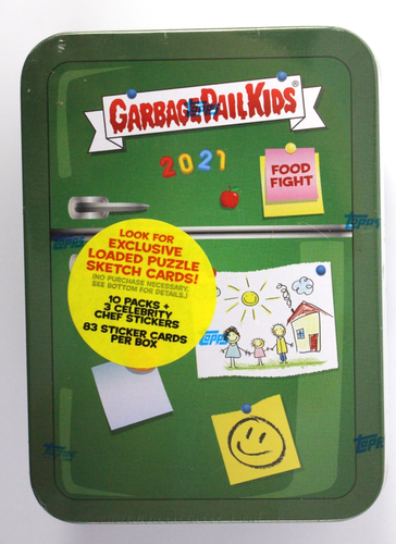 2021 Garbage Pail Kids Food Fight Mini Frig Tin